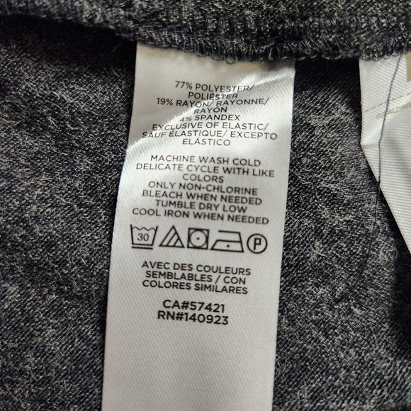 Jersey Dress Mini dress Scoop neck short sleeves Black Size XLp LOFT NWT - Picture 15 of 15